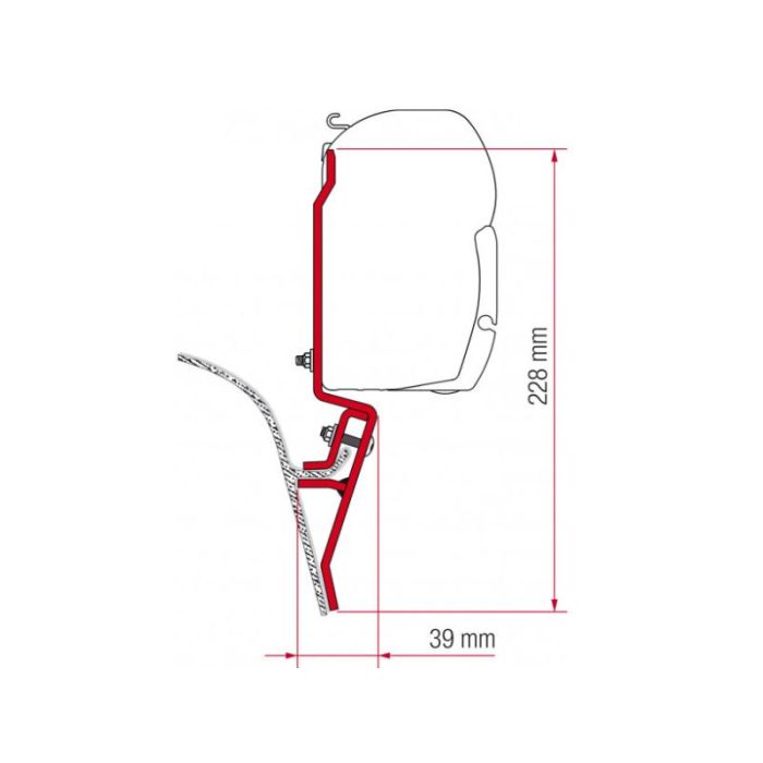 FIAMMA F45 T3 BRACKET KIT