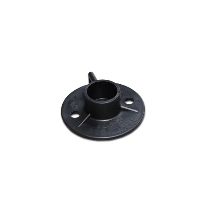 ANNEX POLE PLATE BLACK PLASTIC