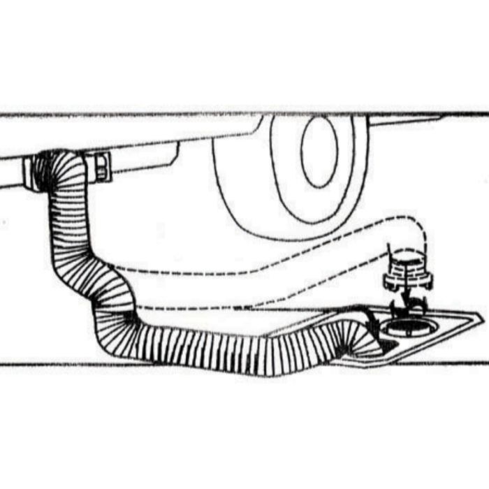 SEWER HOSE 10FT NO FITTINGS