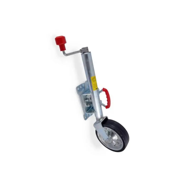 Jockey Wheel 8In - Large Swivel Plate