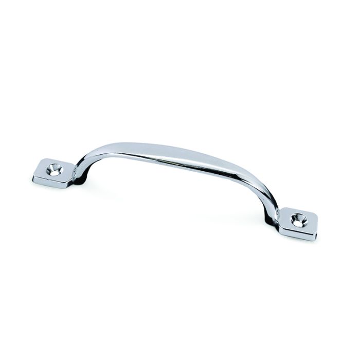 CHROME GRAB HANDLE 100MM