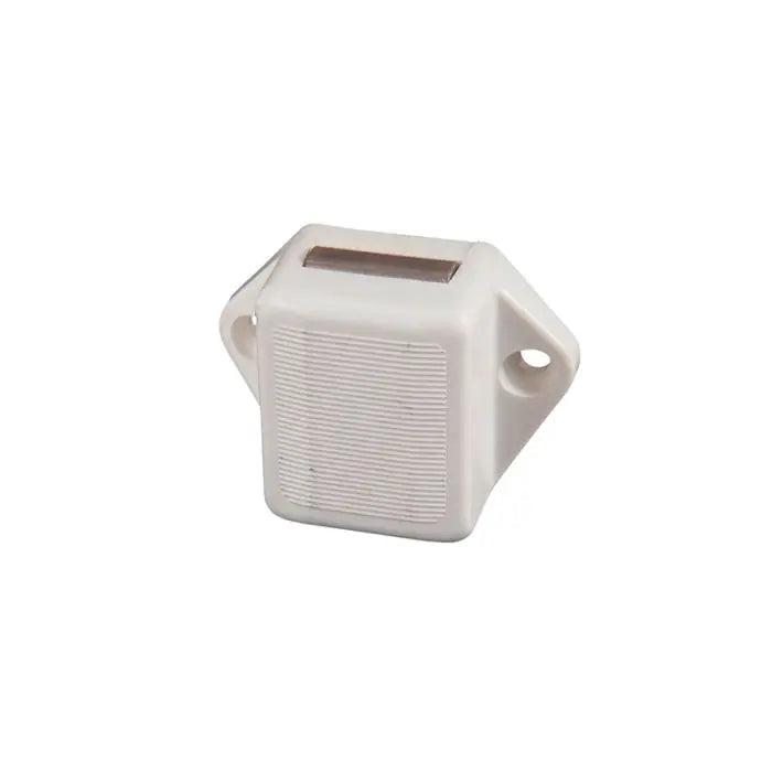 Back Catch - Mini Push Lock White