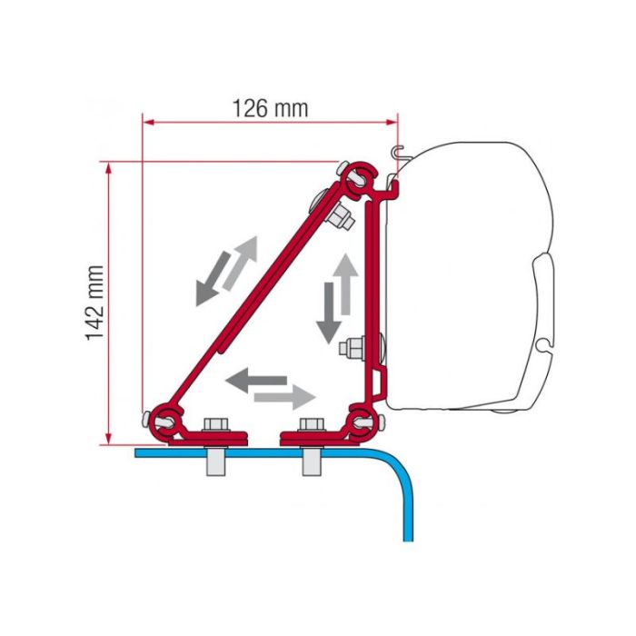 FIAMMA F45 MULTI BRACKET KIT
