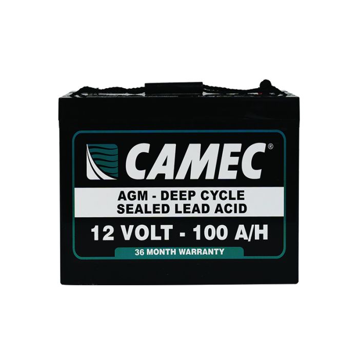 Camec 100AH SLA AGM Battery - Fully Sealed
