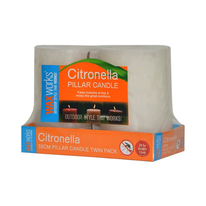 Citronella Pillar Candles