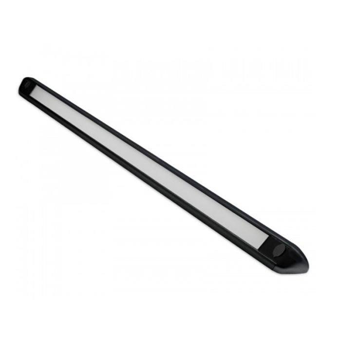 BLACK LED AWNING LIGHT 550MM