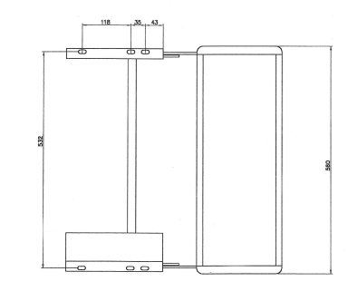 Camec Aliminium / Steel Single Electric Step