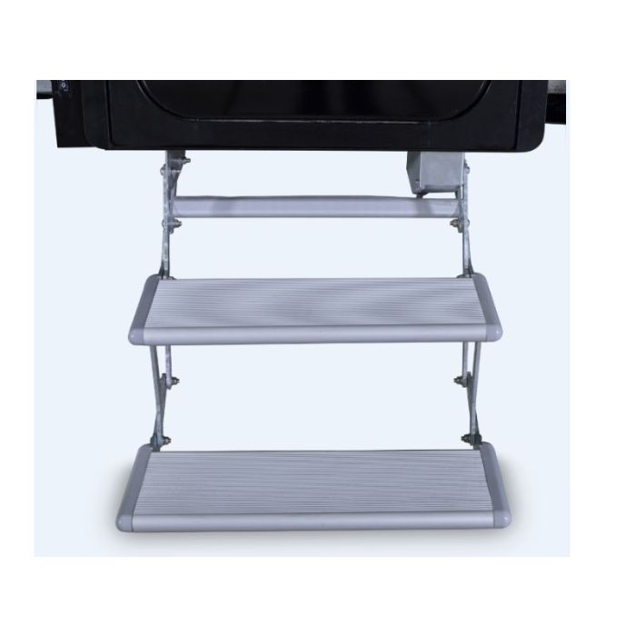 Camec Aluminium / Steel Double Electric Step