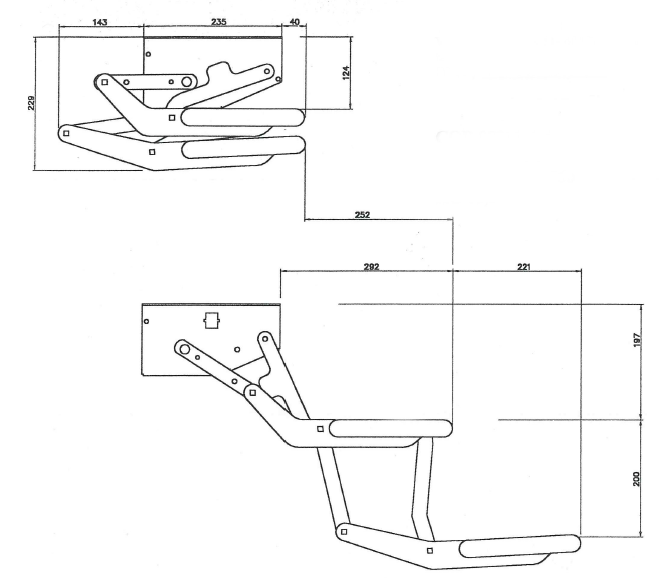 Camec Aluminium / Steel Double Electric Step