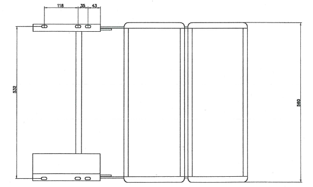 Camec Aluminium / Steel Double Electric Step