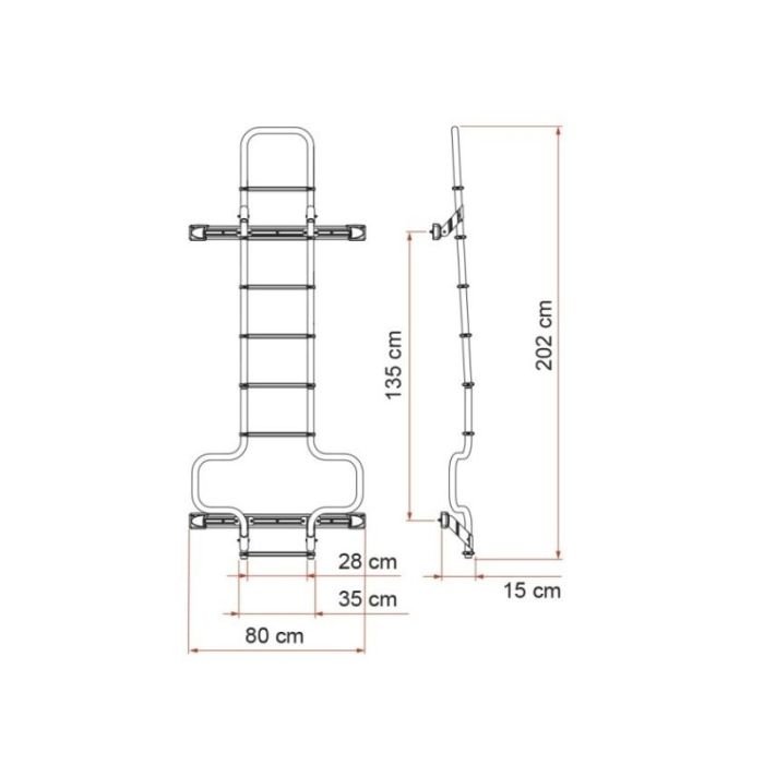 FIAMMA EXT  LADDER DELUXE DJ
