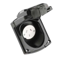 POWER OUTLET NEW STYLE BLACK