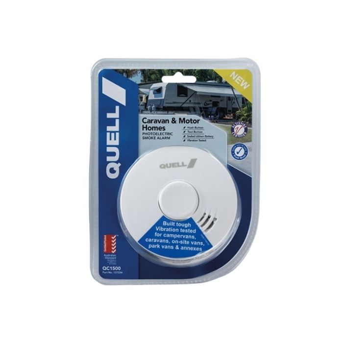 Quell Caravan Smoke Alarm - Lithium Battery