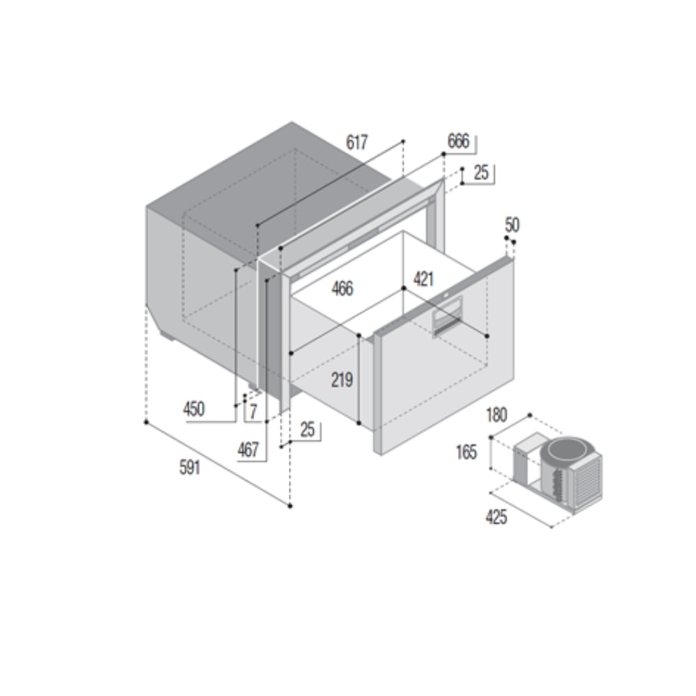 VITRI DRW70A STEELOCK