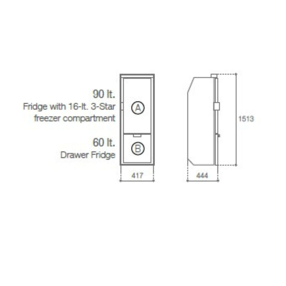 VITRI SLIM150 CHR DX BLACK