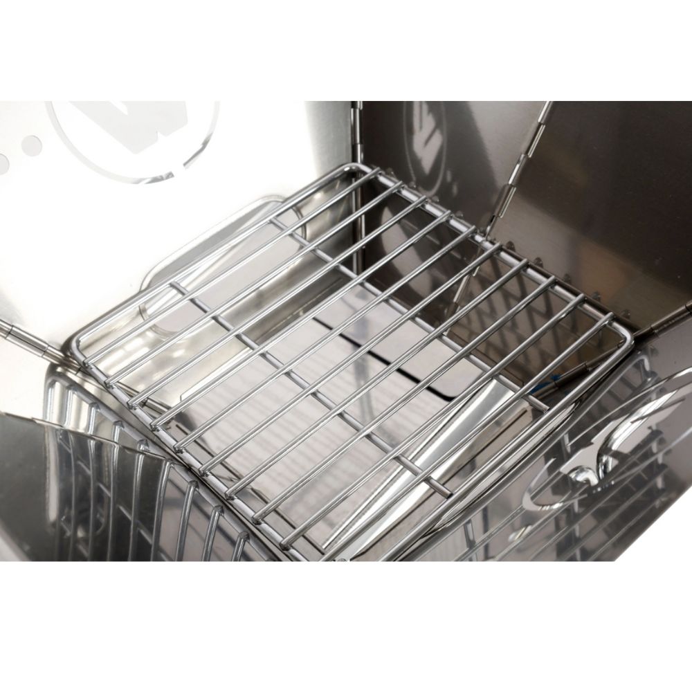 Frontier 360 Stainless Steel Folding BBQ Firepit