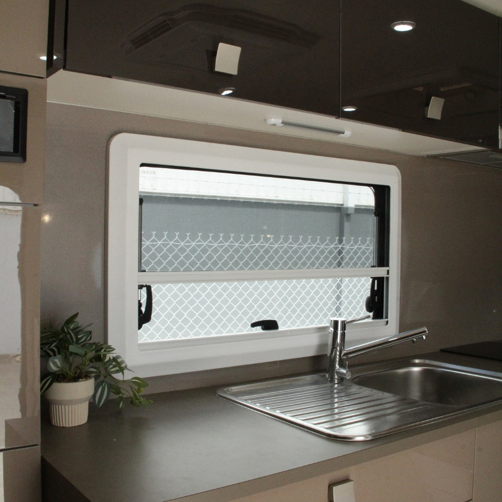 Camec Push Out Double Glazed Window - 900W x 450H