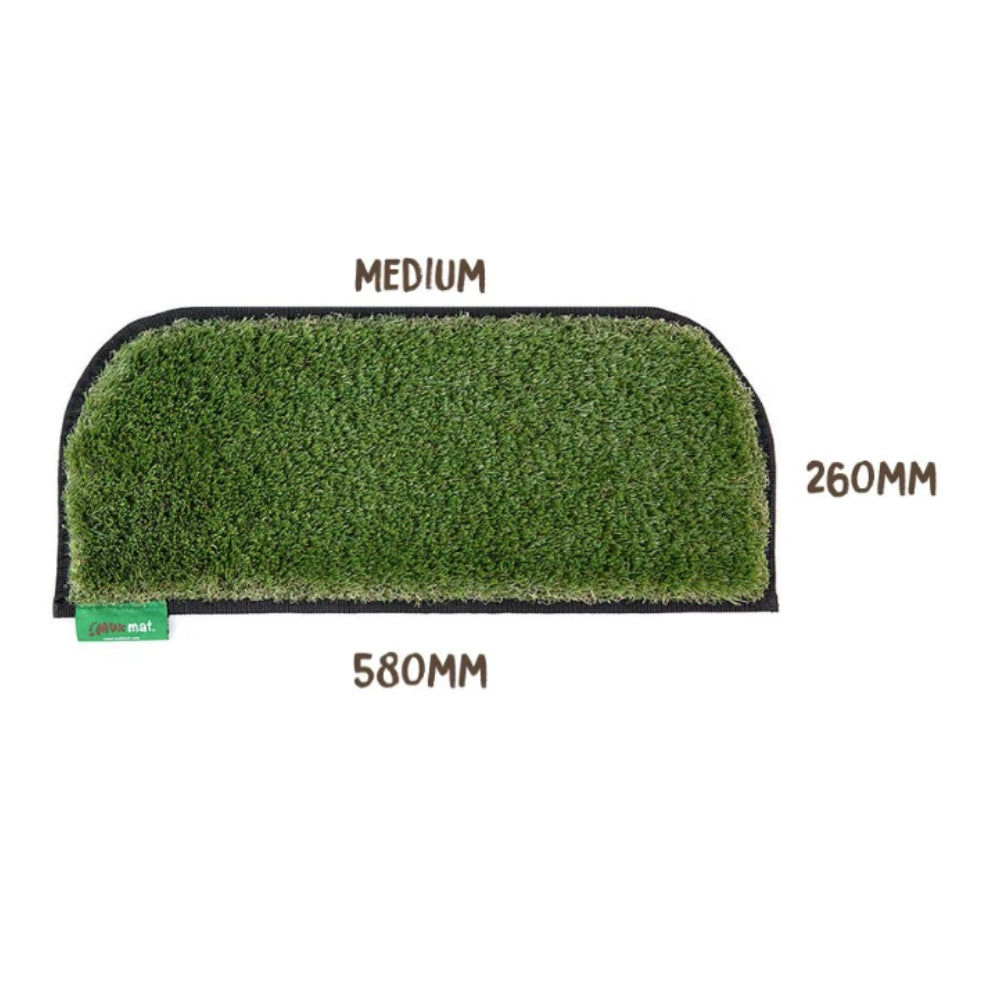 MUK MAT CARAVAN STEP MEDUIM GREEN 58 X 26CM