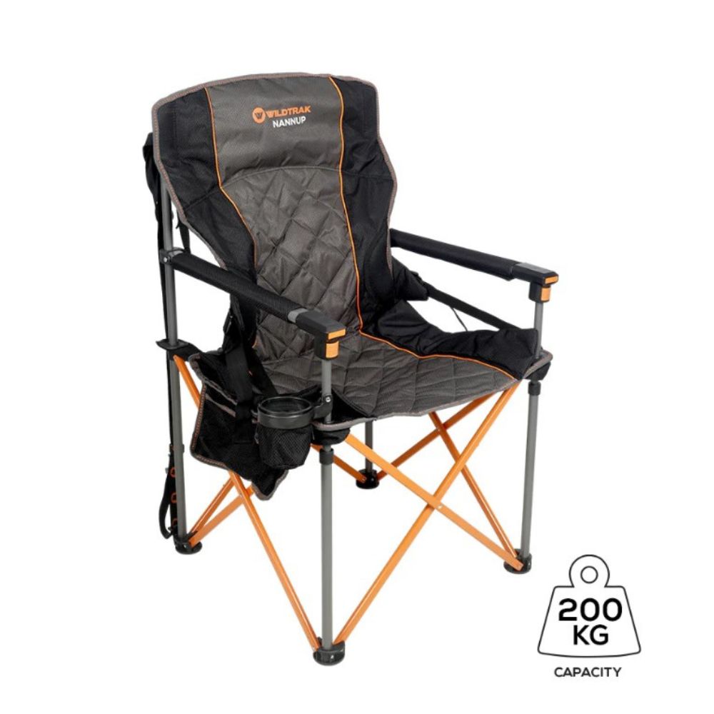 WILDTRAK NANNUP DLX FOLDABLE CHAIR W/LUMBAR