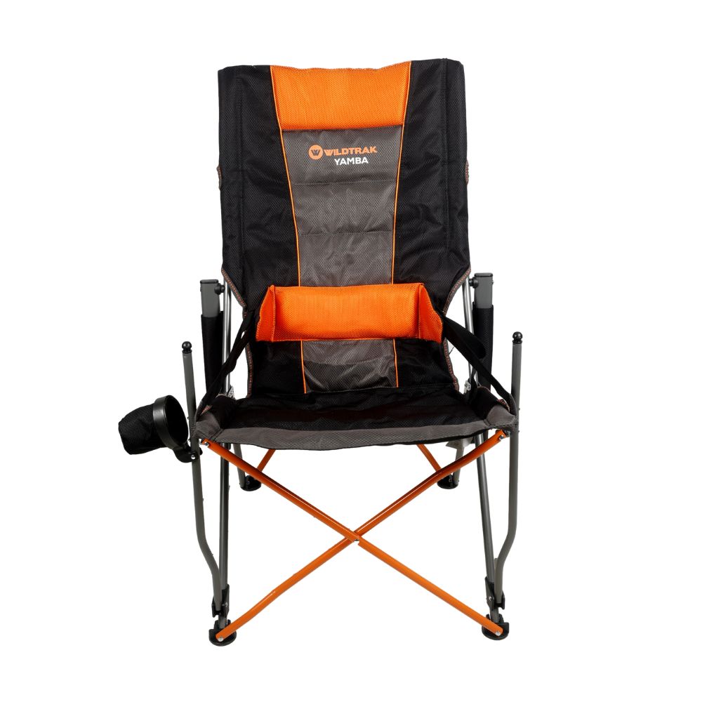 WILDTRAK YAMBA FOLDING CHAIR WITH LUMBAR SUPPORT