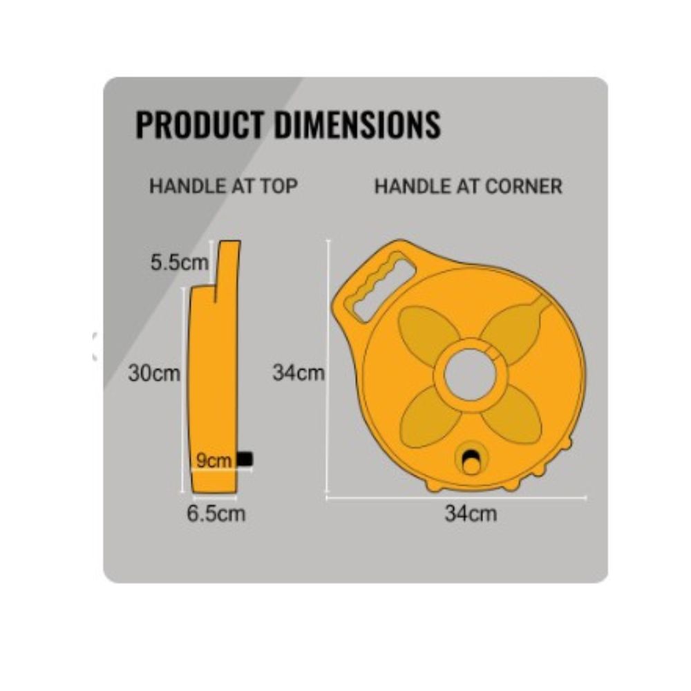 FLAT OUT 12.5m 15a EXTENSION LEAD ON MULTI REEL