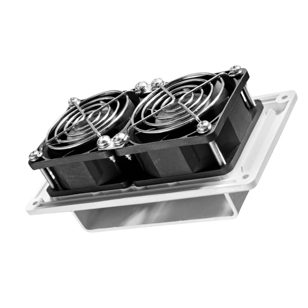 12V Air Ventilation Exhaust Fan - Black