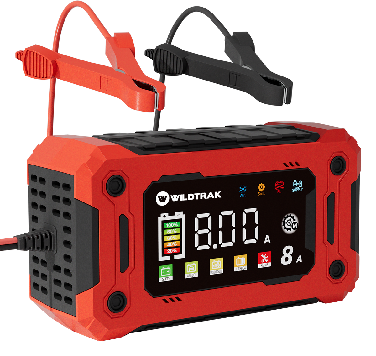 Wildtrak 8A 12V Smart Battery Charger