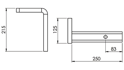 HAYMAN REESE ADJUSTABLE TOW BALL MOUNT