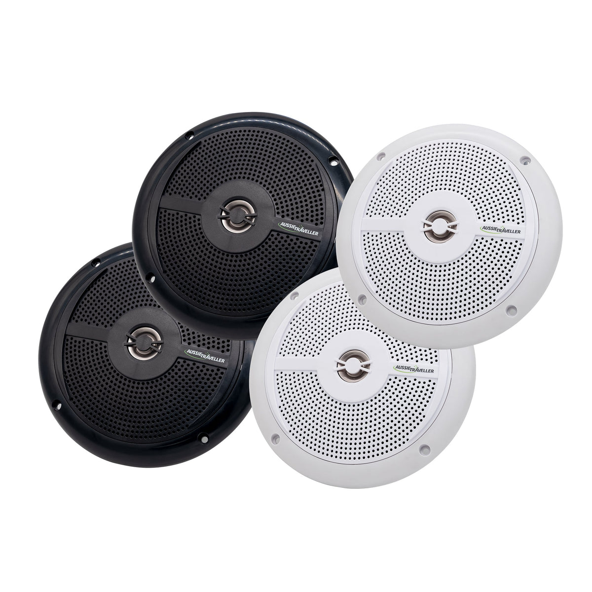 Two-Way 6.5" Slimline Speakers Set - 2 Pairs