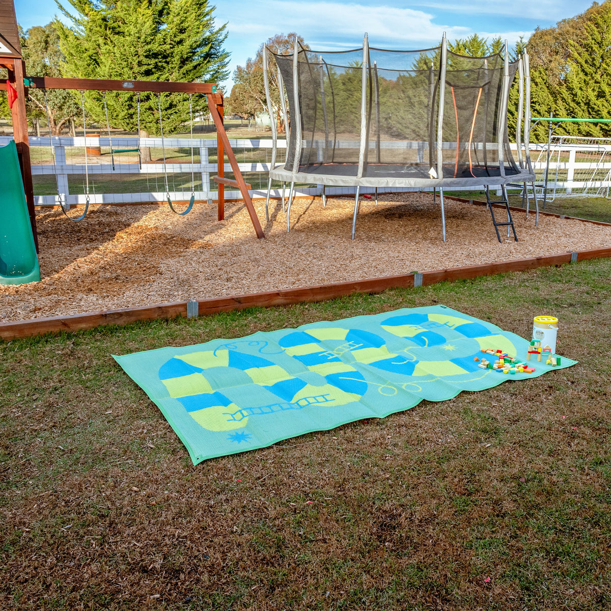 Outdoor Mat - Snakes & Ladders