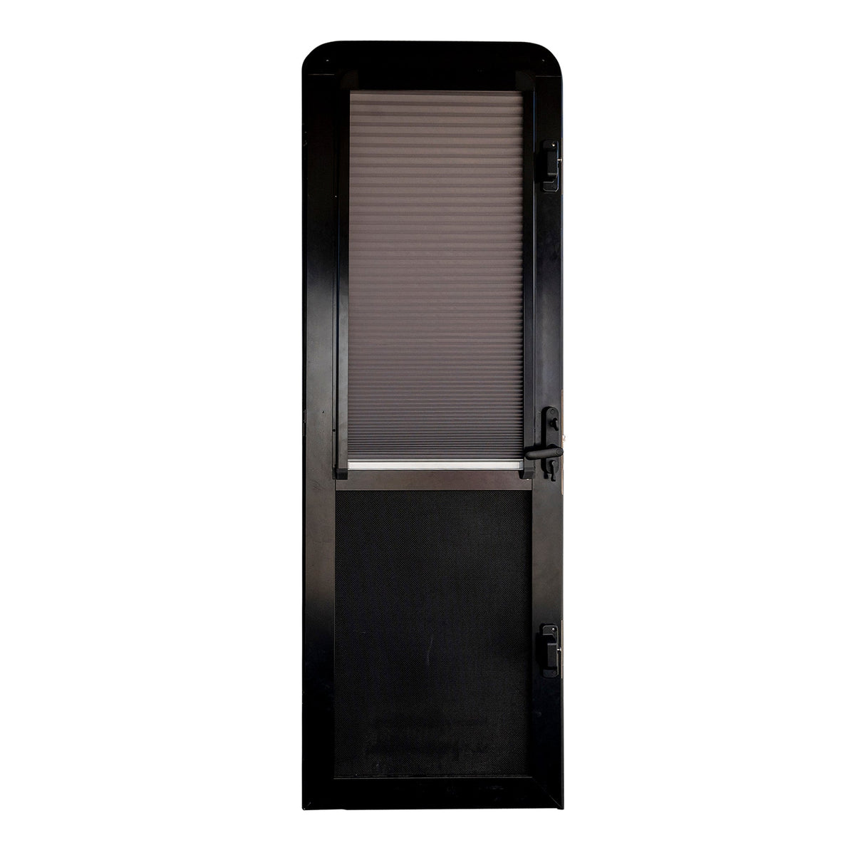 DC Caravan Door with Pleated Blind - Right Hand Hinge