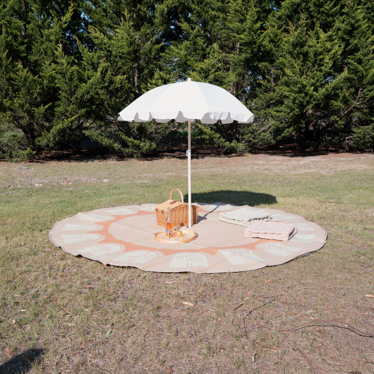 Outdoor Mat - Oasis Round 3m x 3m (SECONDS)