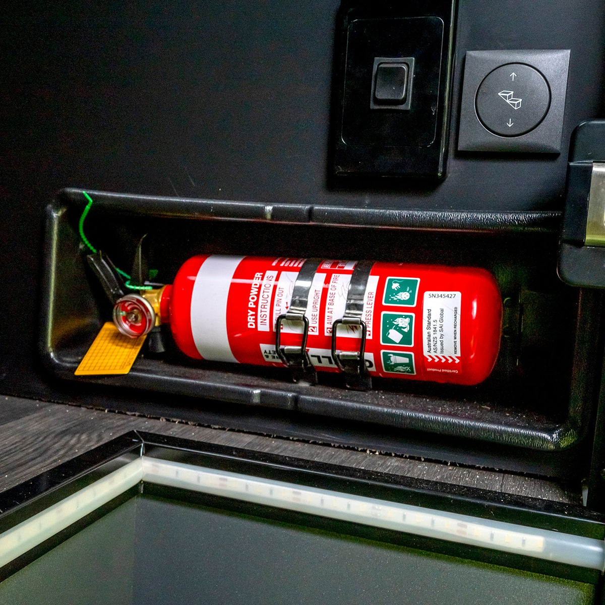 Recessed Fire Extinguisher Housing Unit