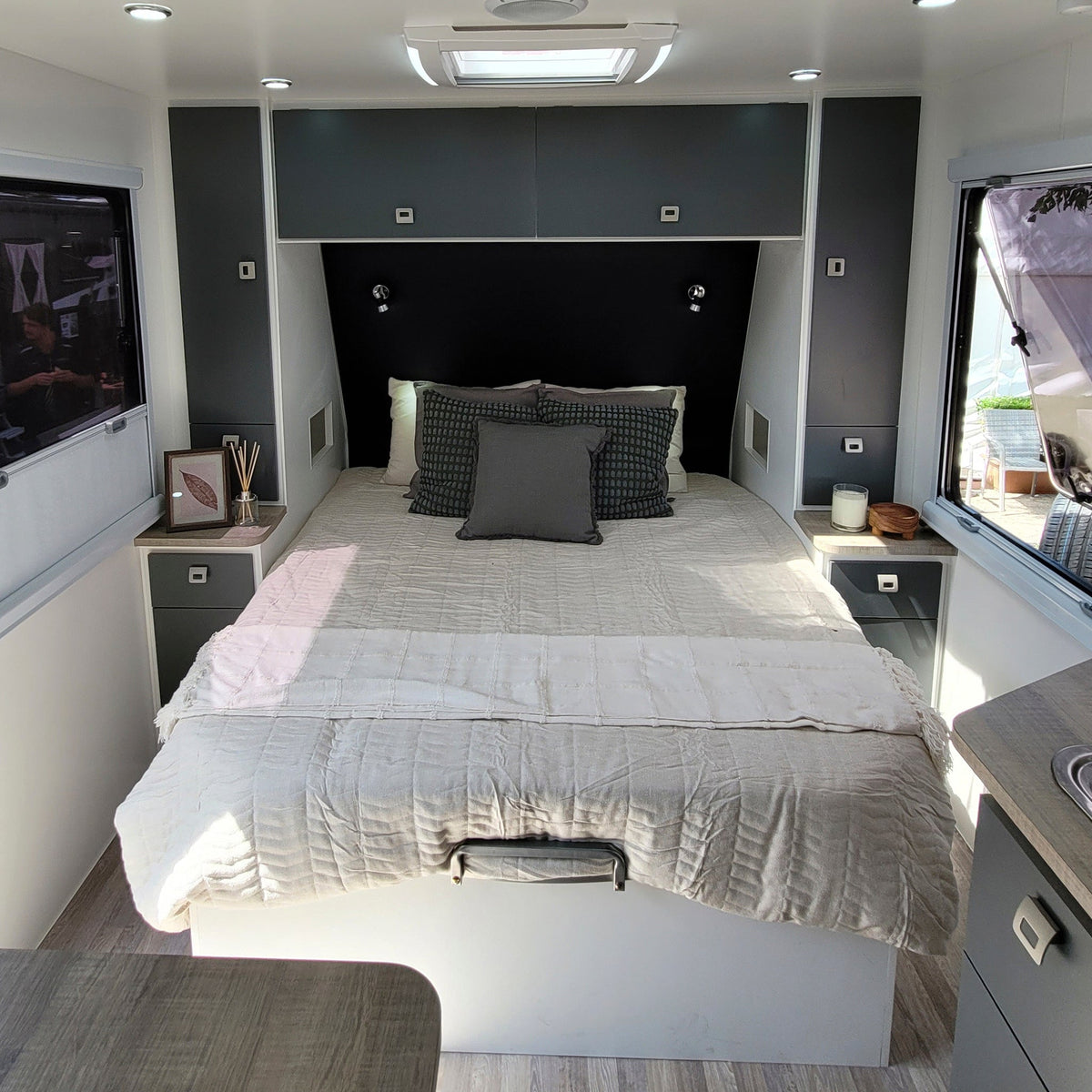 TravelCloud RV Queen Mattress - Pillow Top, No Bolster