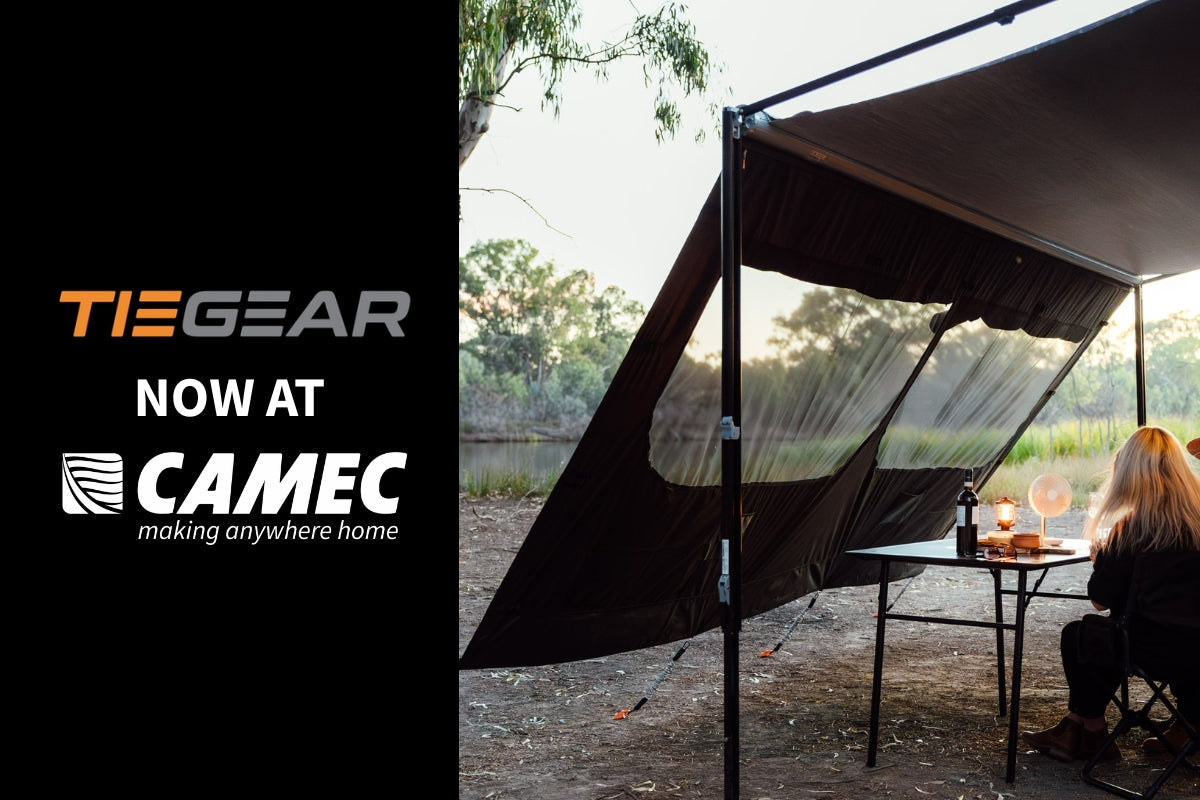 Discover Tiegear: The New Gold Standard in Camping Stability — Now at Camec