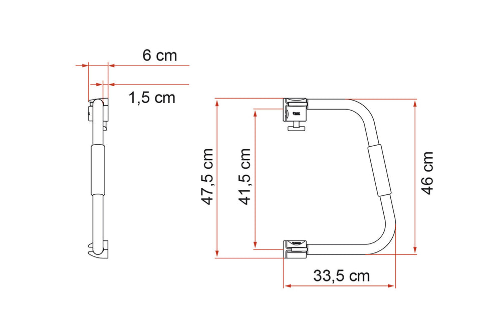 FIAMMA SECURITY DOOR HAND 46CM