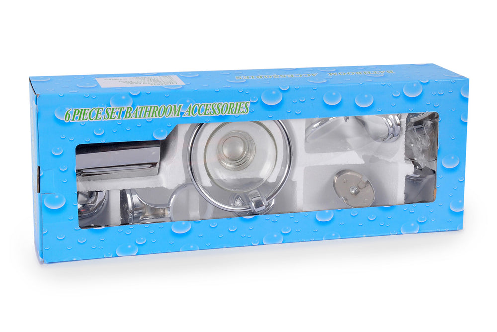 CHROME 6 PIECE SET DISPLAY BOX