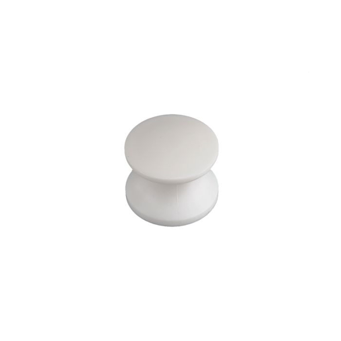 PUSH BUTTON KNOB WHITE 16/19MM