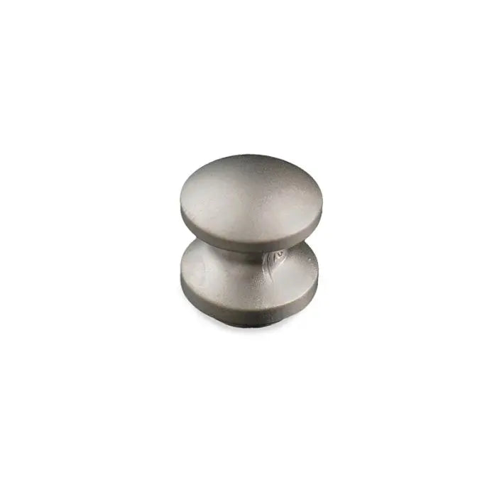 Push Button Knob - Mini Nickel Plated