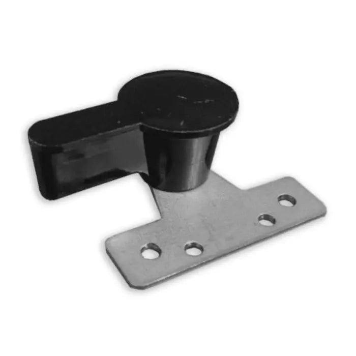 Millard Pow Plastic/Metal Lock Black