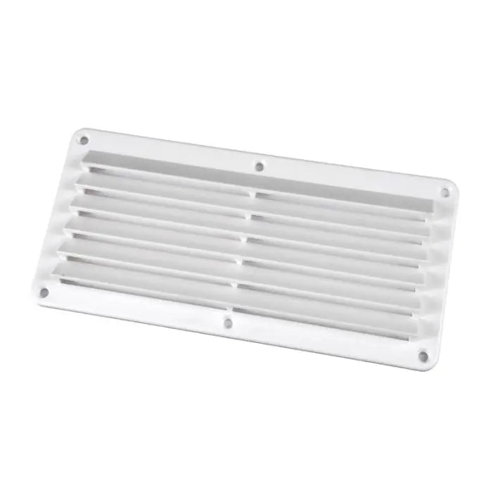Plastic Louvre Vent 125X26mm - White