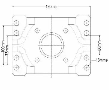 Jockey Wheel Clamp - Bolt On