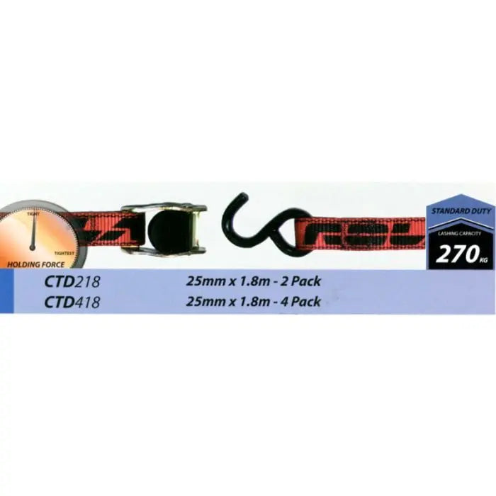 Cambuckle Tie Down - 25mmx1.8M