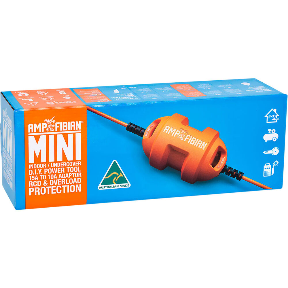 240V 10A-15A ADAPTOR RCD MINI