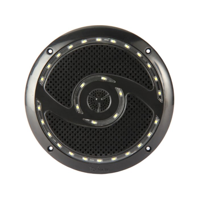 RV Media 6" 200W Waterproof 30 Led Speakers - Black