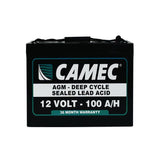 Camec 100AH SLA AGM Battery  - Fully Sealed