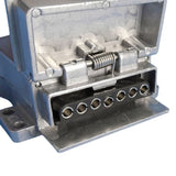 Flat Trailer Socket - 7 Pin - Alloy Metal