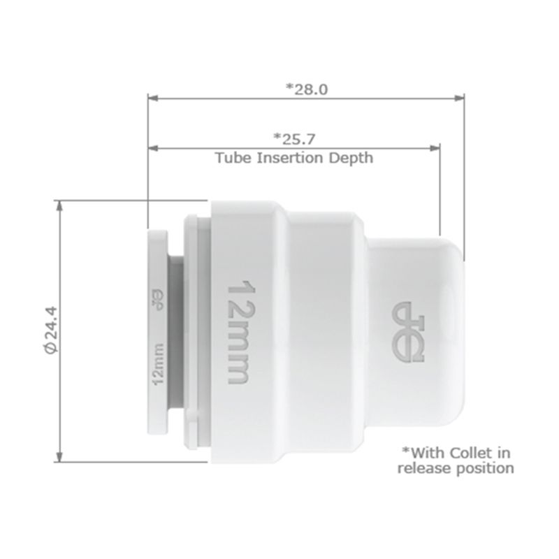 12MM END STOP
