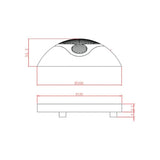 RV Media Quick Fit External Speakers - Black