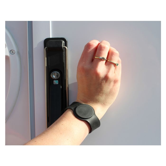 Keyless Entry Adjustable Wrist Ban Key - Black